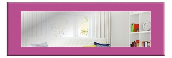 Eve fali tükör rózsaszínes lila kerettel, 120 x 40 cm - Oyo Concept