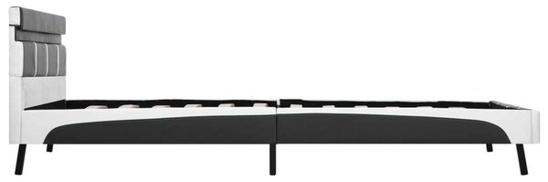 Modern LED-es Ágykeret - Műbőr - 120x200 cm
