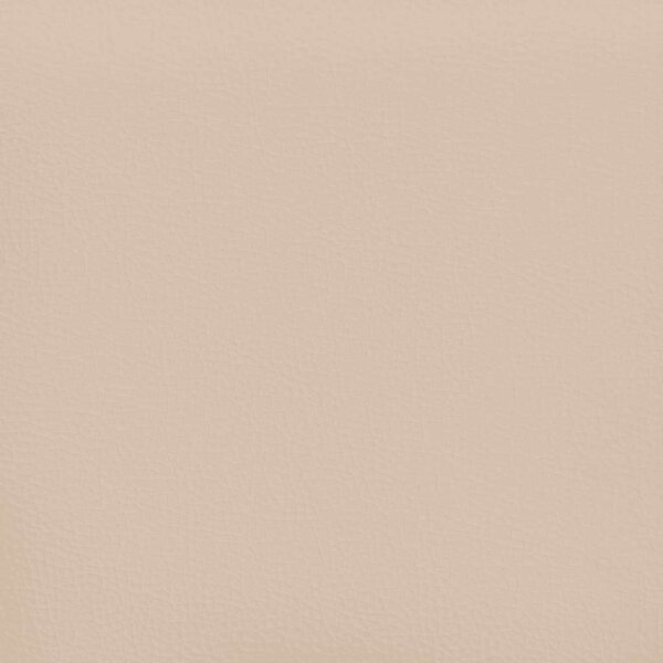 Ágykeret - Cappuccino Műbőr - Fejtámlával - 200x200 cm