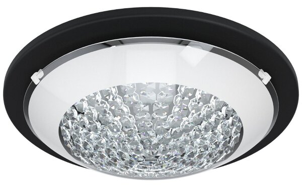 Mennyezeti LED lámpa 11 W, melegfehér, fekete-fehér-áttetsző (Acolla)