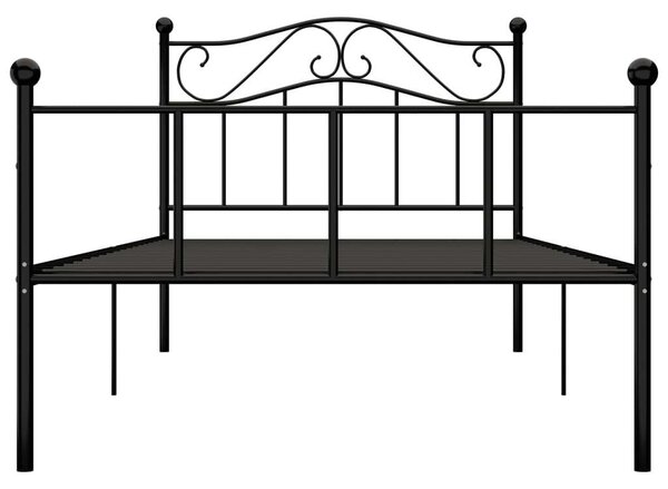 Elegáns Fém Ágykeret - Klasszikus Design - 90x200 cm