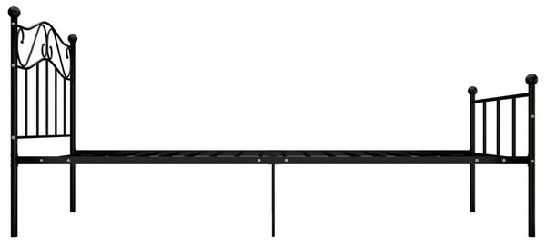 Elegáns Fém Ágykeret - Klasszikus Design - 90x200 cm