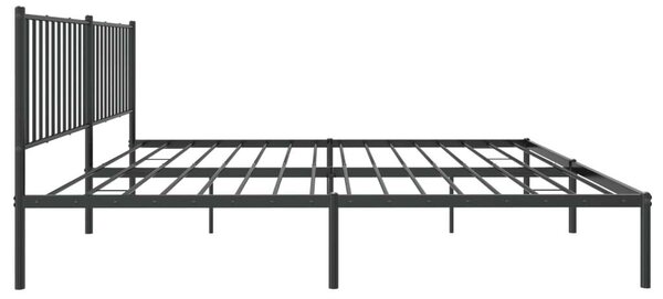 VIDAXL Fém Ágykeret Fejtámlával - 180x200 cm