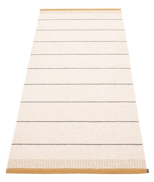Okkersárga-krémszínű kültéri-beltéri futószőnyeg 85x200 cm Belle Ochre – Pappelina