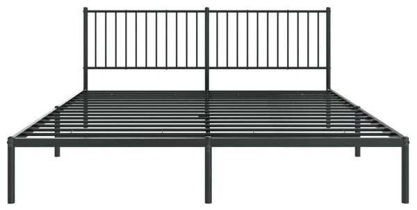 VIDAXL Fém Ágykeret Fejtámlával - 180x200 cm