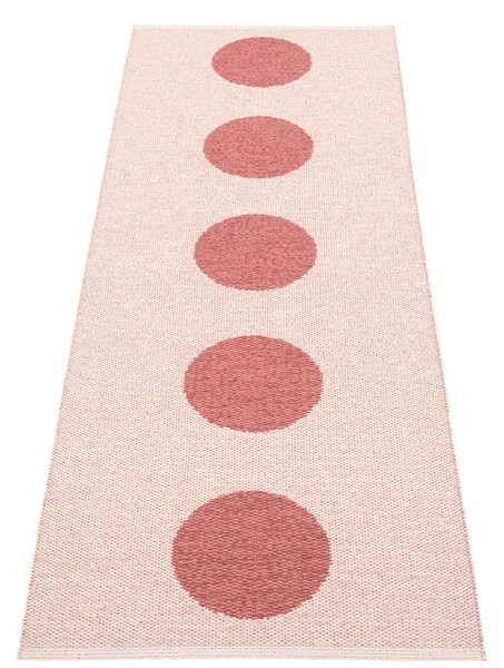 Világospiros kültéri-beltéri futószőnyeg 70x200 cm Vera Pop Blush – Pappelina