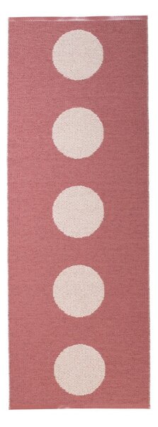 Világospiros kültéri-beltéri futószőnyeg 70x200 cm Vera Pop Blush – Pappelina