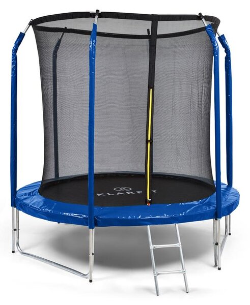 KLARFIT Jumpstarter, trambulin, 2,5 m Ø, háló 120 kg max., 195 cm Ø ugrófelület