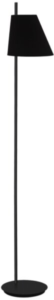 Állólámpa talpkapcsolóval, 150 cm, fekete (Estaziona)