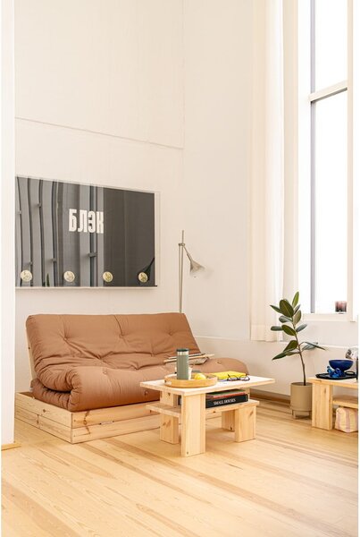 Bézs kinyitható kanapé 145 cm Flip – Karup Design