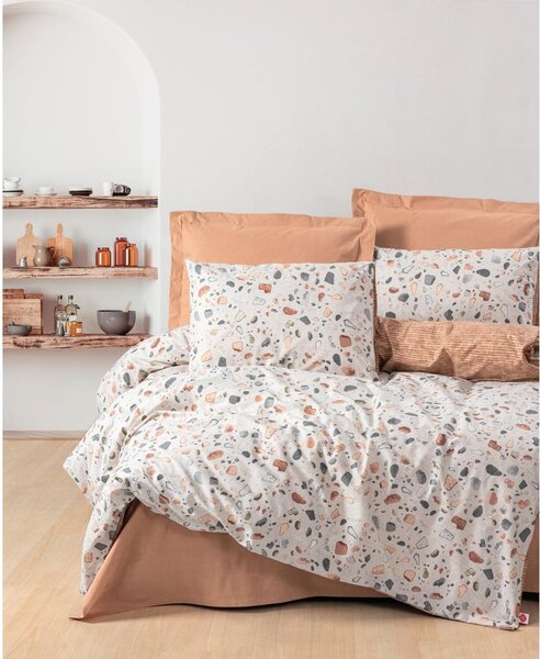 Kétszemélyes-hosszabbított renforcé pamut ágyneműhuzat 240x220 cm Earth-Inspired Calm – Mila Home Luxury