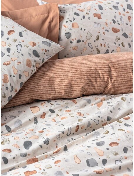 Kétszemélyes-hosszabbított renforcé pamut ágyneműhuzat 240x220 cm Earth-Inspired Calm – Mila Home Luxury
