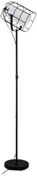 Állólámpa, 148,5 cm, fekete-fehér színű (Bittams)