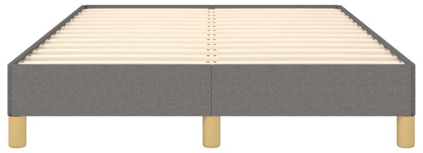 Modern Szövet Ágykeret - Sötétszürke - 120x200 cm
