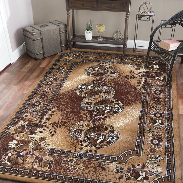Barna szőnyeg a nappaliba vintage stílusban Szélesség: 180 cm | Hossz: 250 cm