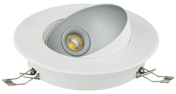Eglo Ronzano 1 kerek süllyesztett LED spot lámpa, ezüst