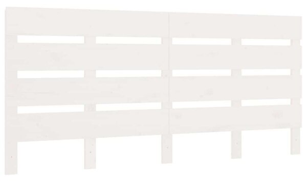 VIDAXL - Fenyőfa Ágykeret - Fehér - 200x200 cm