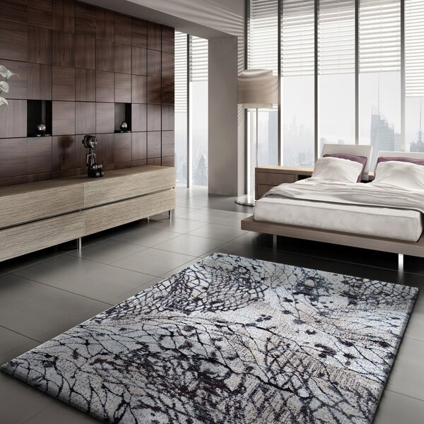 Barna szőnyeg exkluzív mintával Szélesség: 80 cm | Hossz: 150 cm
