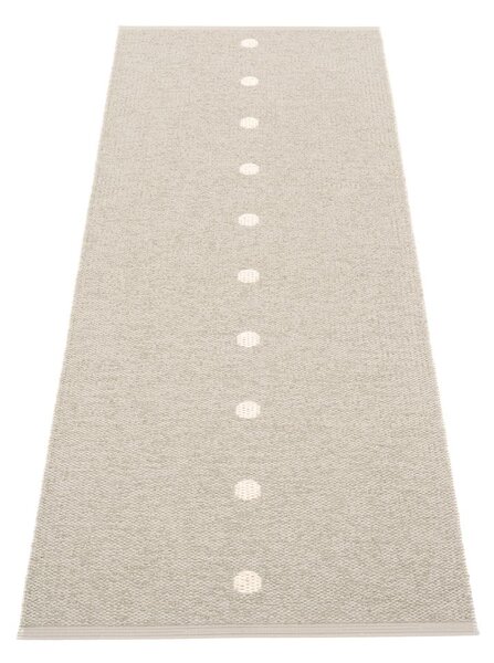 Bézs-krémszínű kültéri-beltéri futószőnyeg 70x200 cm Peg Linen Vanilla – Pappelina