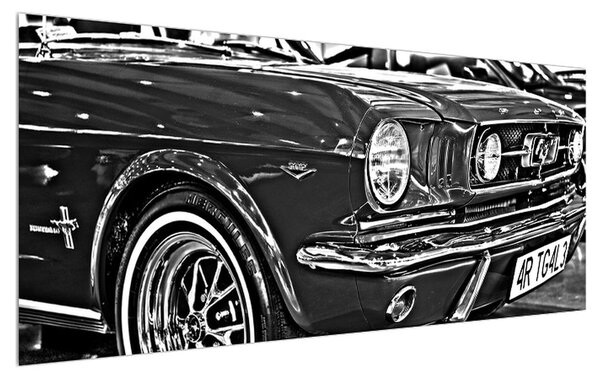 Egy autó részletes képe (120x50 cm)