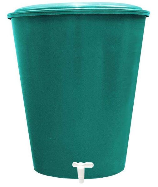 Esővízgyűjtő ECOTANK kerek 500 literes,tetővel, csappal