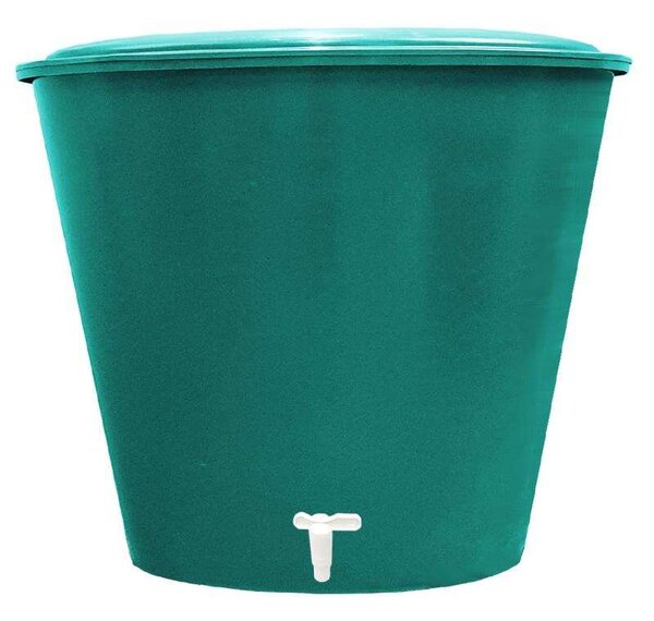 Esővízgyűjtő ECOTANK kerek 500 literes,tetővel, csappal