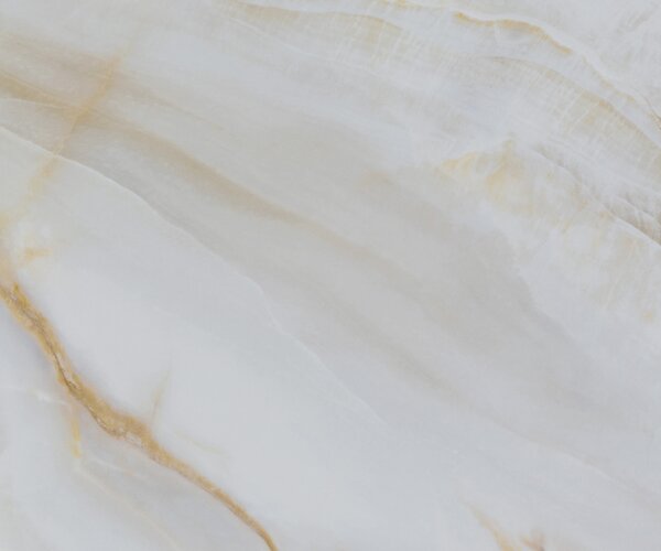 DELIFE Konzolasztal Edge hajóformájú 180x40 cm kerámia onyx pearl Conos fém titán színű effekt finish