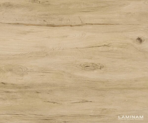 DELIFE Konzolasztal Edge hajóformájú 180x40 cm Laminam® Sabbia kerámia tölgyszínű Conos fekete fém