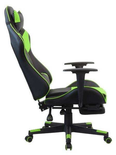 Iris GCH204BE Gamer Szék - Fekete/Zöld