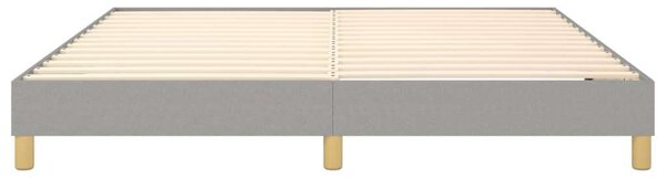 Modern Ágykeret - Szövet - 180x200 cm - Világosszürke