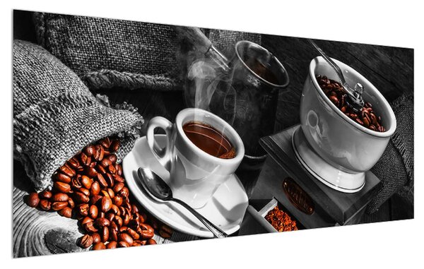 Csésze kávé képe (120x50 cm)