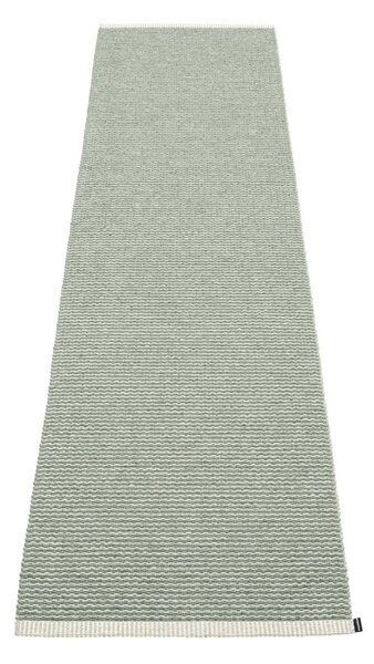 Világoszöld kültéri-beltéri futószőnyeg 70x300 cm Mono Sage Army – Pappelina