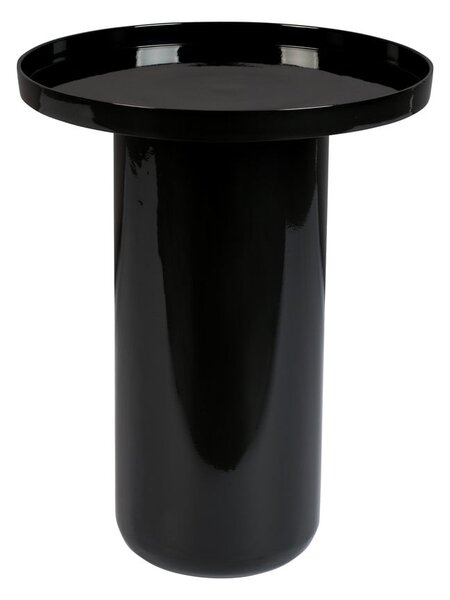 Shiny Bomb fekete tárolóasztal, ø 40 cm - Zuiver
