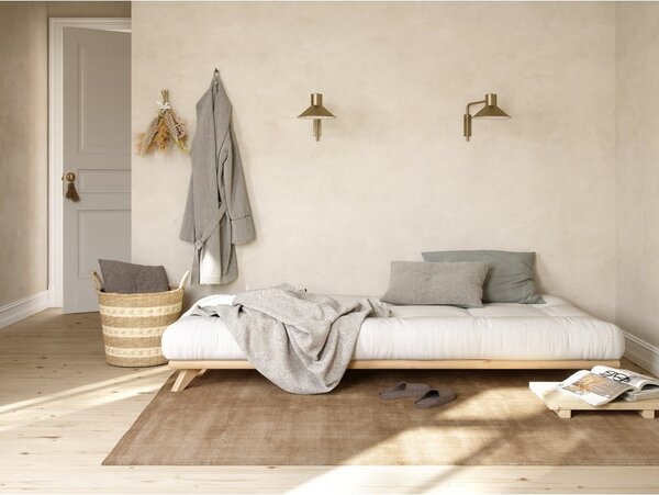 Senza Bed Natural kétszemélyes ágy, 160 x 200 cm - Karup Design