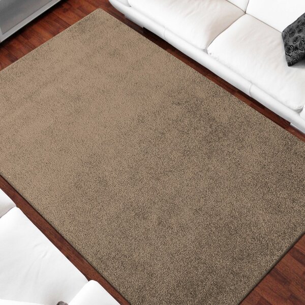 Egyszínű bézs színű szőnyeg Szélesség: 120 cm | Hossz: 170 cm