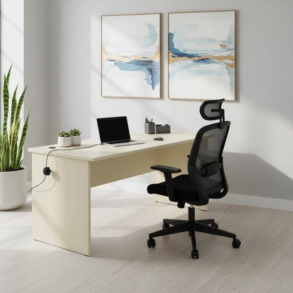SimpleOffice asztal 180 x 80 cm, fehér