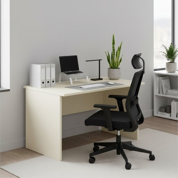 SimpleOffice asztal 100 x 80 cm, fehér