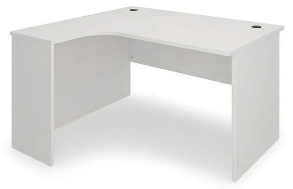 SimpleOffice sarokasztal 140 x 120 cm, bal, fehér