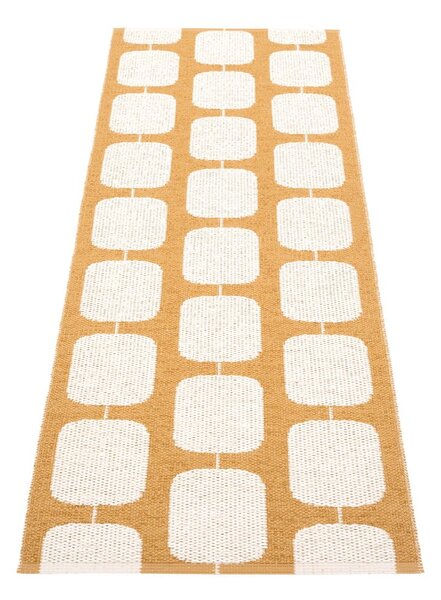 Okkersárga-krémszínű kültéri-beltéri futószőnyeg 70x200 cm Sten Ochre – Pappelina