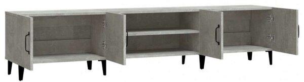 VidaXL TV-szekrény - Beton Szürke - 180 cm