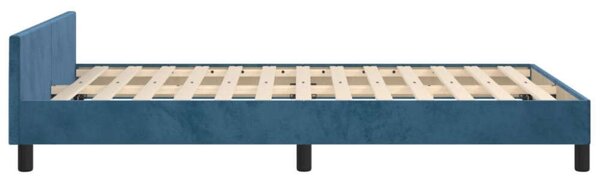 Bársony Ágykeret - Sötétkék - 120x200 cm