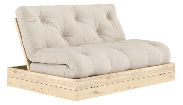 Bézs kinyitható kanapé 145 cm Flip – Karup Design