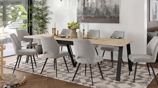 MAZZONI EXPORT TULIP Sötét Beige (UF980-03 szövet) - MODERN KÁRPITOZOTT SZÉK NAPPALIBA/ÉTKEZŐBE/LOFT IRODÁBA