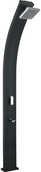 Speedshower SlimLine Deluxe kerti szolár zuhany, 225 cm, 24 literes tartály, fekete