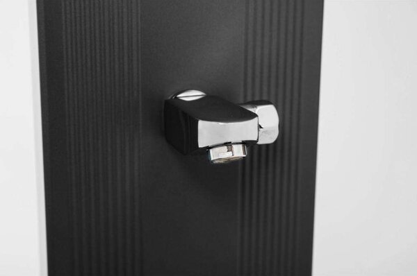 Speedshower SlimLine Deluxe kerti szolár zuhany, 225 cm, 24 literes tartály, fekete
