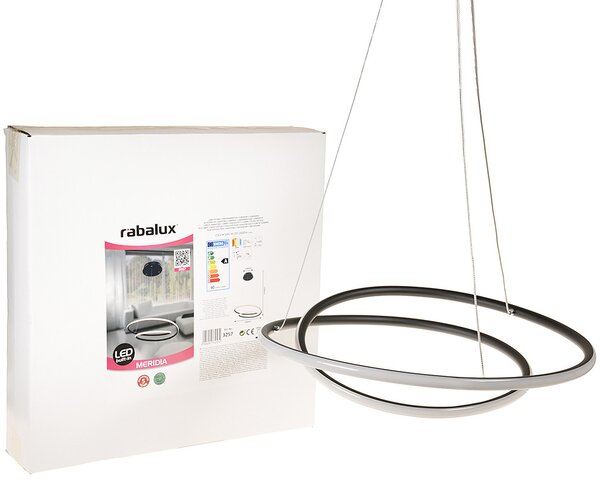 Rábalux 3257 Meridia függesztett LED lámpa 40W 3000K 2900lm 120cm