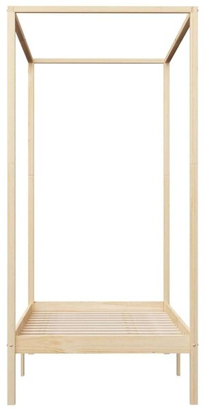 Tömörfenyő Baldachinos Ágykeret - 100x200 cm