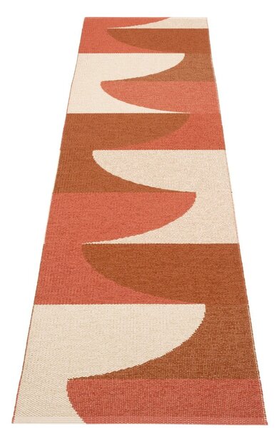 Téglavörös kültéri-beltéri futószőnyeg 70x270 cm Hill Brick Rust – Pappelina