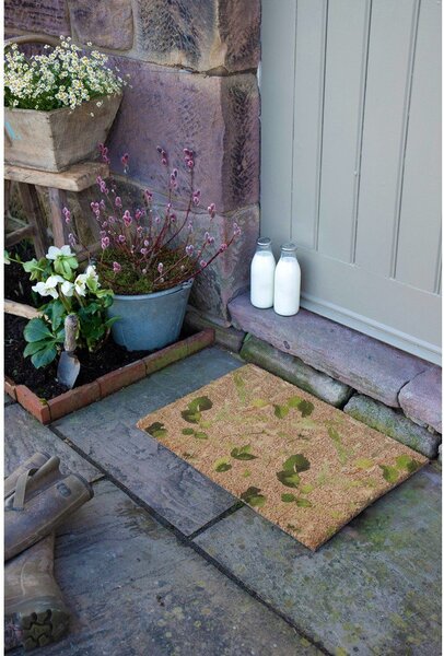 Kókuszrost lábtörlő 40x60 cm Watercolour Leaves – Artsy Doormats
