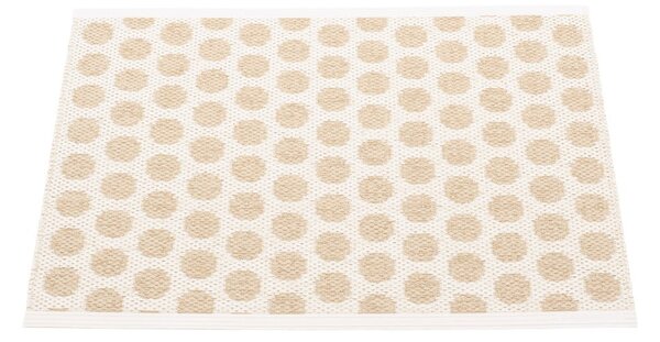Bézs-krémszínű kültéri-beltéri szőnyeg 70x50 cm Noa Beige Vanilla – Pappelina